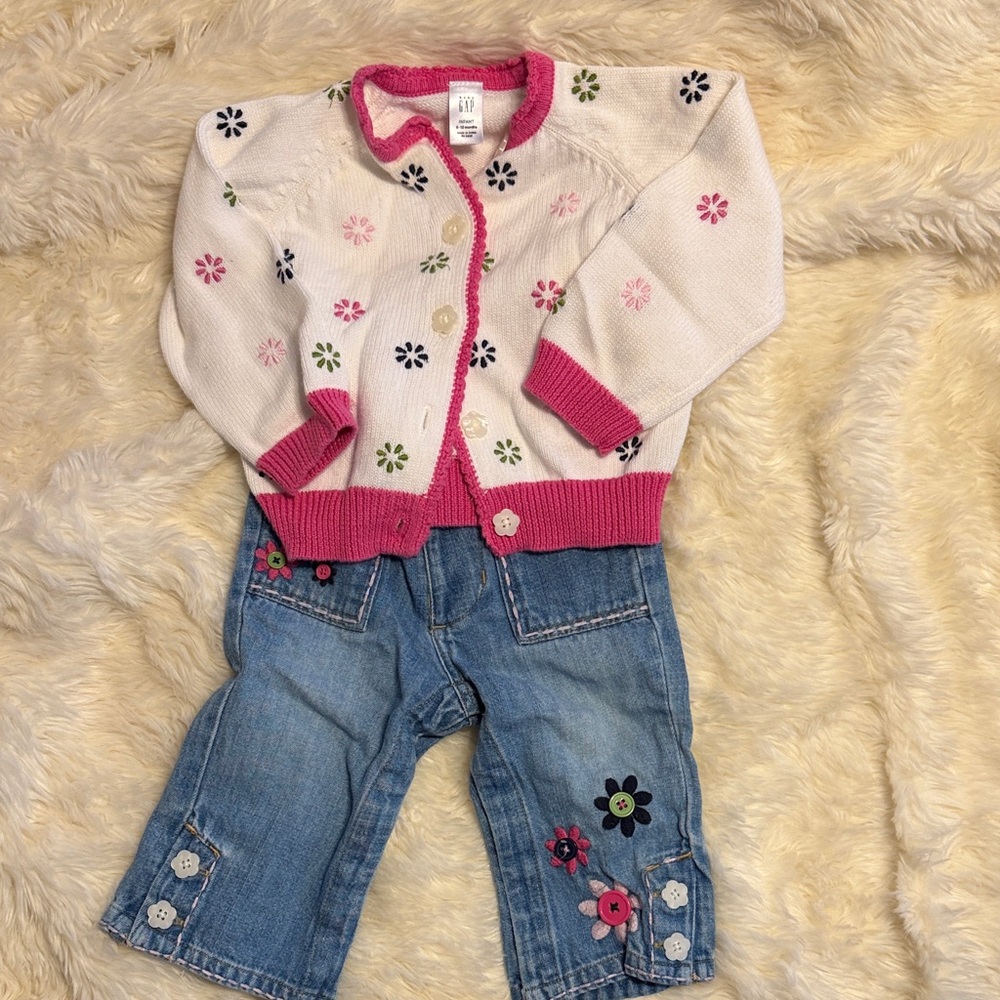 GAP Kids Pink and Blue Matching Set